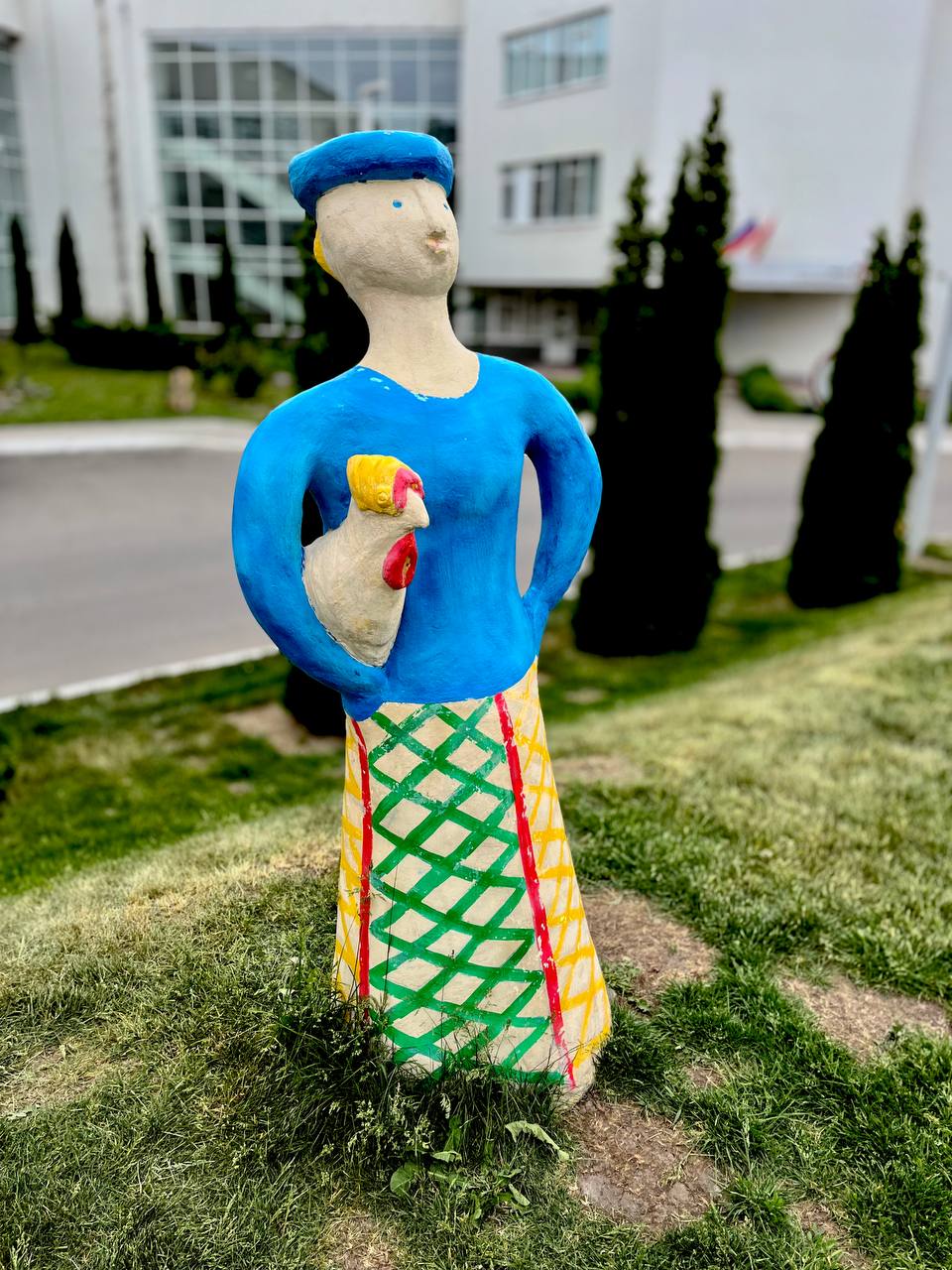 Барыня с петухом